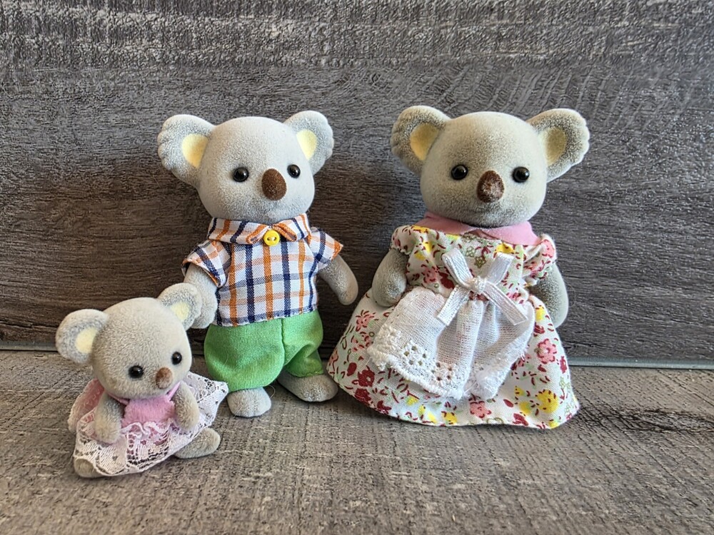 Calico Critters Koala Family Sylvanian Families Koala Family Lot g46